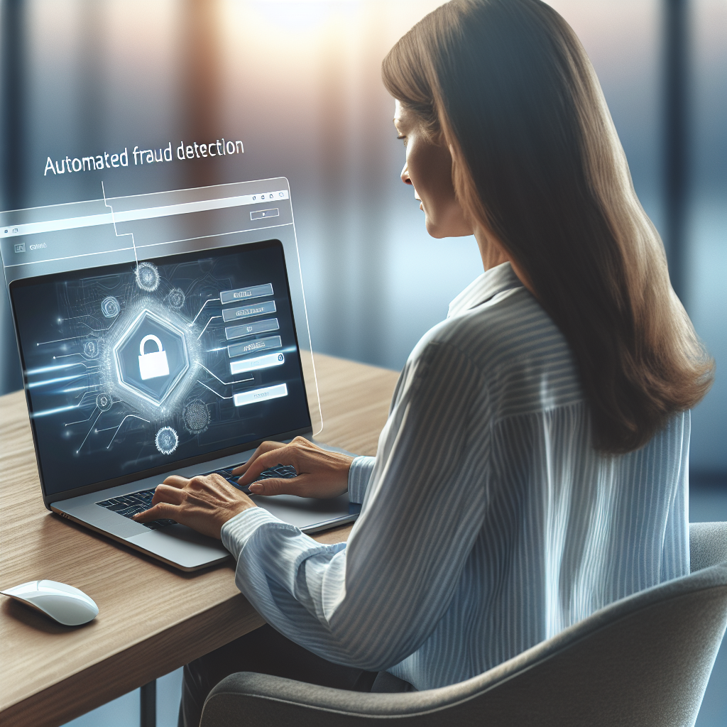 Ondernemer stelt fraude detectie software in op laptop